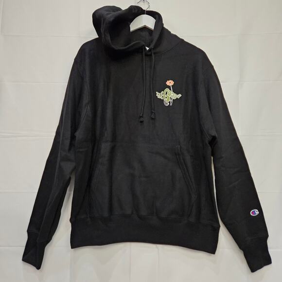 The Good Company Champion Reverse Weave Flower Hoodie 2022 Size Medium - Picture 2 of 10